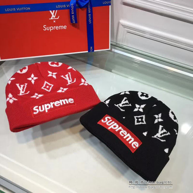 Supreme*LV聯名 經典原單 針織羊毛帽 LLWJ6608